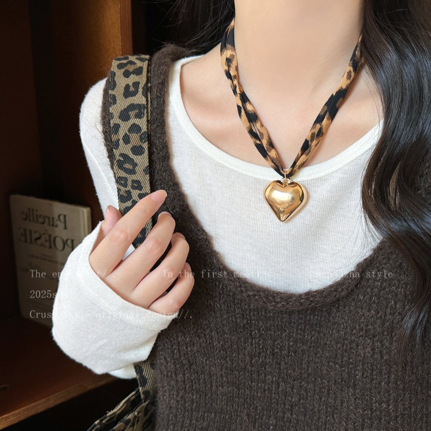 Maillard Brown Leopard  Silk Scarf Starfish Lumequs by Excidious