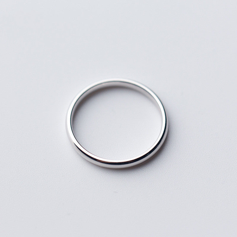 Excidious: The "Seoul Sleek" S925 Minimalist Ring