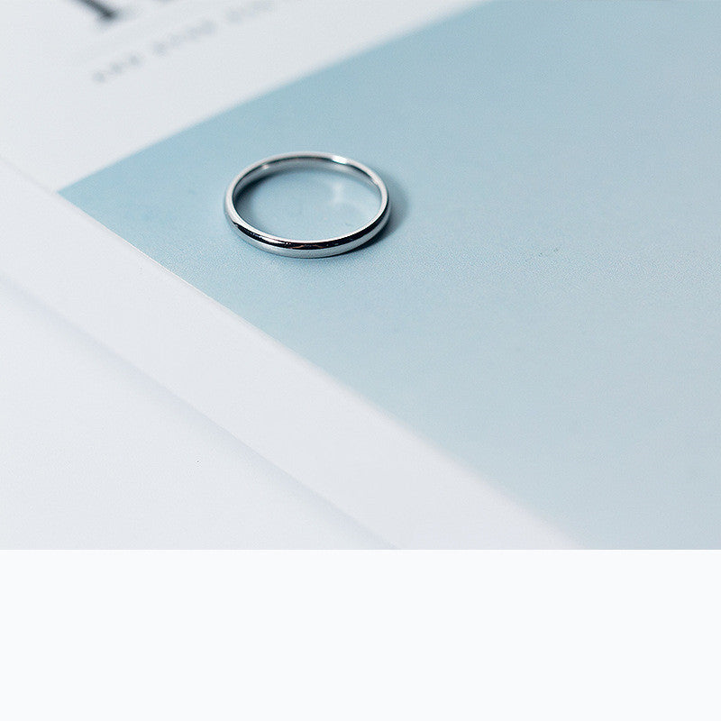 Excidious: The "Seoul Sleek" S925 Minimalist Ring