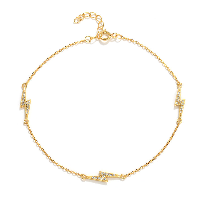 Lightning Diamond Anklet For Excidious