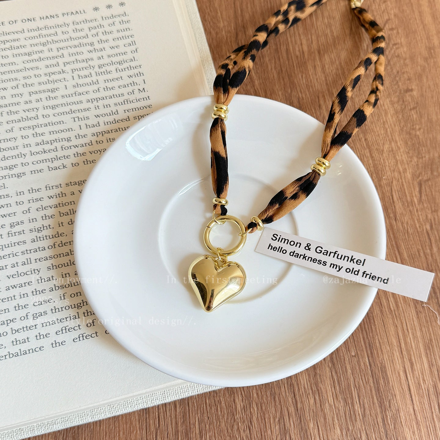 Maillard Brown Leopard  Silk Scarf Starfish Lumequs by Excidious