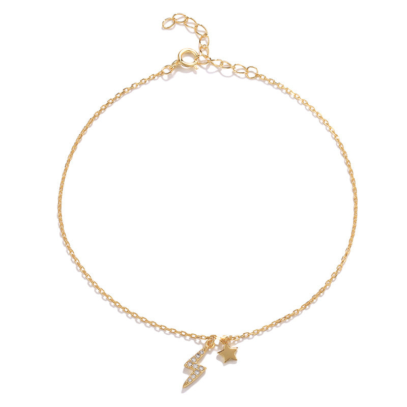 Lightning Diamond Anklet For Excidious