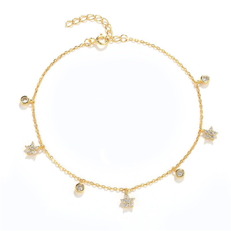 Lightning Diamond Anklet For Excidious