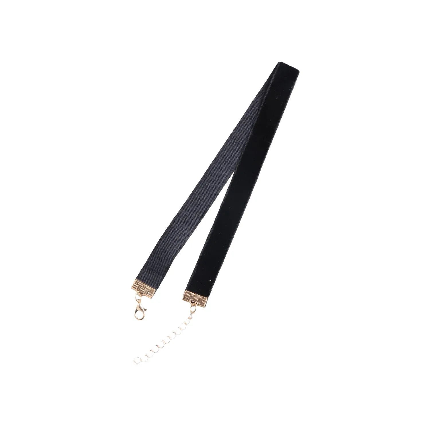 Fashion Sexy Punk Gothic Black Velvet Choker Necklaces Simple Vintage Clavicle Neck Chain Women Girls Party Jewelry Accessories