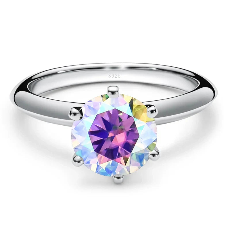 JoyceJelly 1/2/3/5ct Moissanite Ring For Women GRA Certified Sterling Silver 925 Luxury Jewelry Wedding Bands Wholesale Price