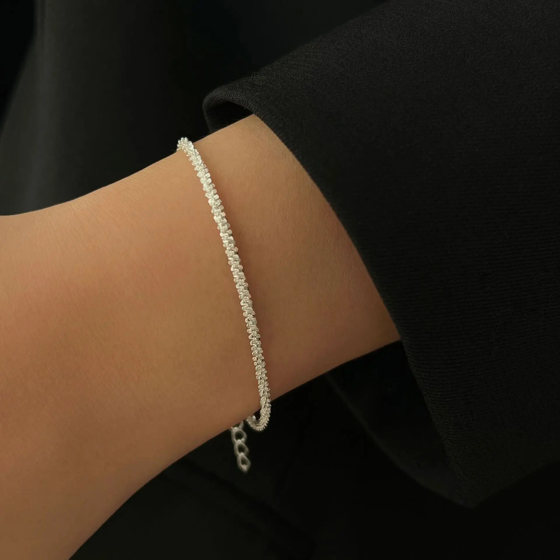 2pcs Sparkling Silver Color Starry Star Anklet For Women Summer Beach Vacation Jewelry Simple Trendy Gifts