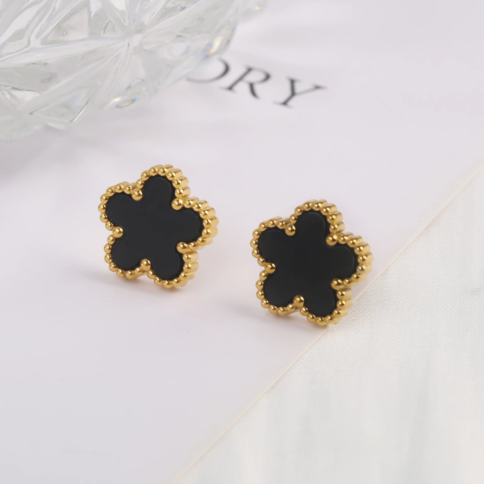 Hot Sale Stainless Steel Laser Five Leaf Flower Petal Adjustable Clover Bracelet Classic for Woman Girl Brand Jewelry Party Gift