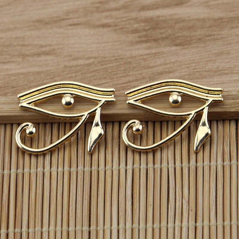 Vintage Egyptian Pharaoh Eye of Horus Necklace Ancient Egypt Symbol Necklace Pendant Stainless Steel Necklaces Women Gift
