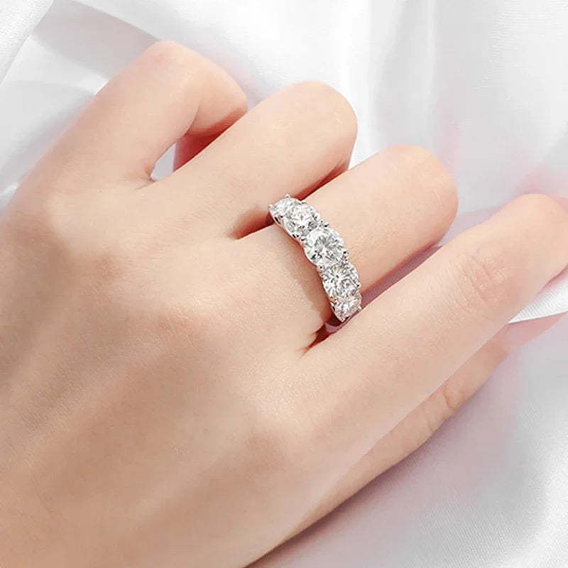 Excidious: The Eternal Sparkle 18K White Diamond Ring.
