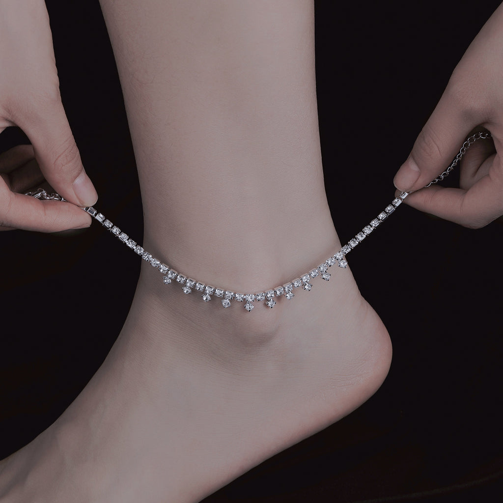 Retro Fashion Multi-layer Tassel Anklet | From Excidious