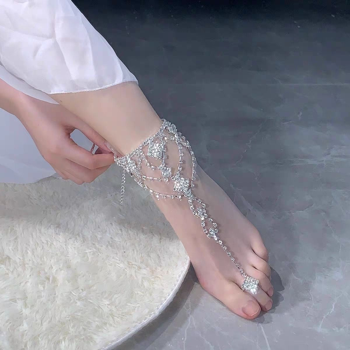 Retro Fashion Multi-layer Tassel Anklet | From Excidious